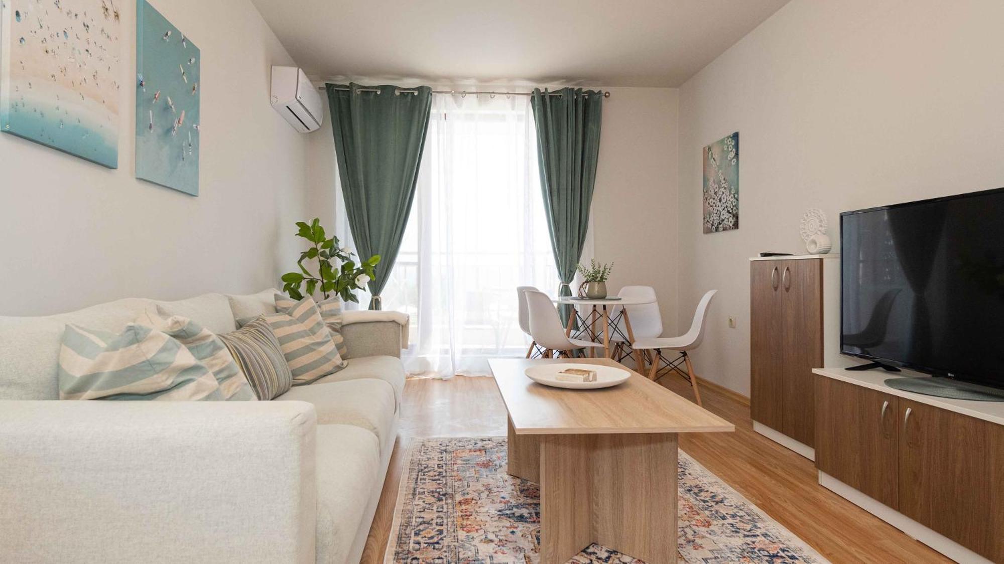 June One Bedroom Sea View Apartment Diamond Beach Resort Sarafovo Bagian luar foto